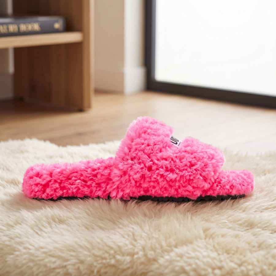 Balenciaga Faux Fur Slide