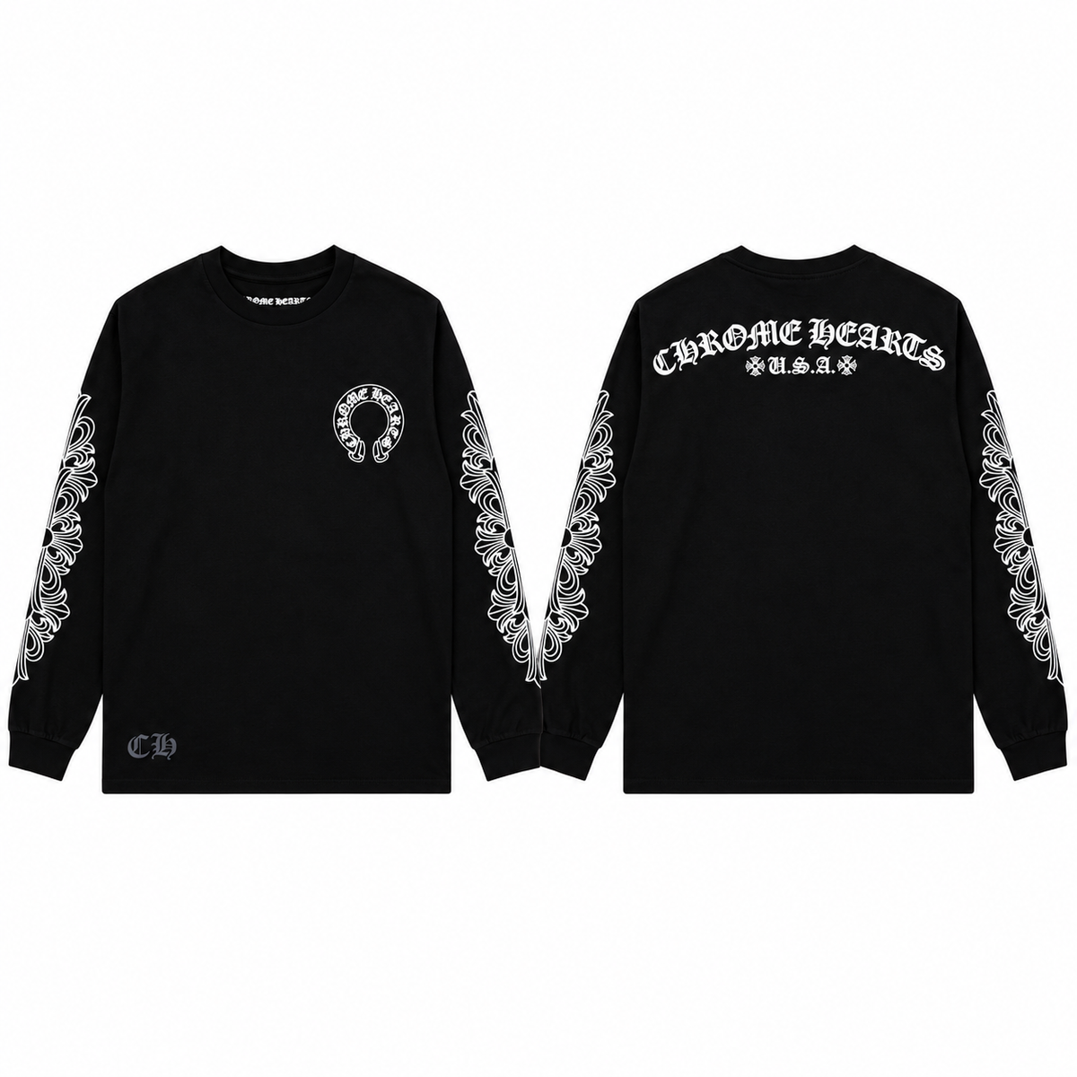 Gothic Script Chrome Hearts