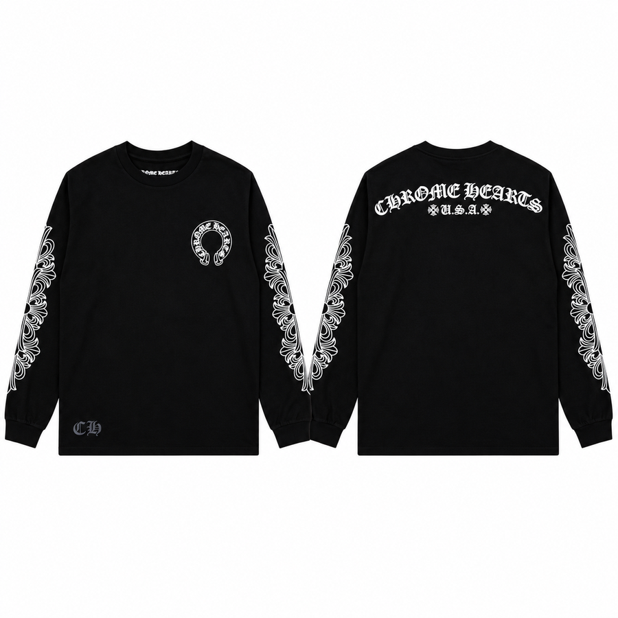Gothic Script Chrome Hearts