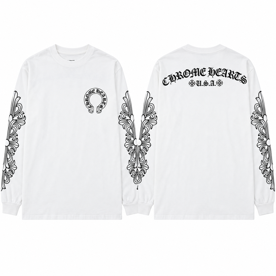 Gothic Script Chrome Hearts