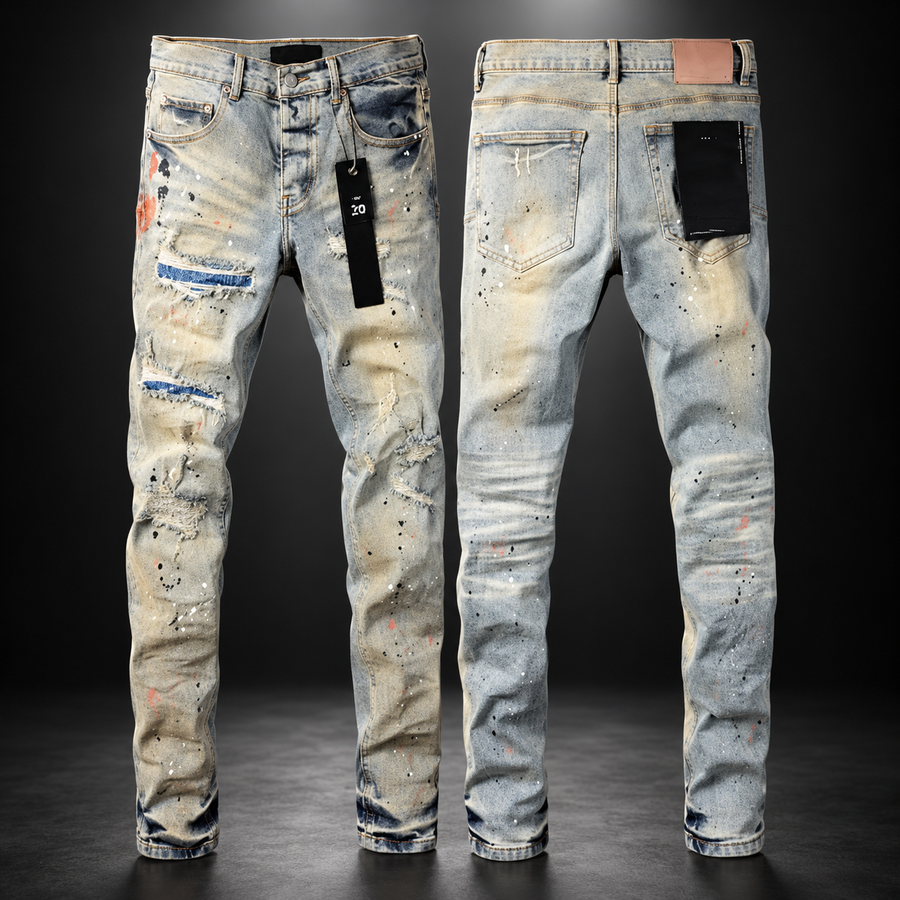 PURPLE SHATTER DENIM — DRIPCO