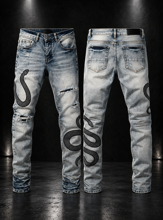Amiri Snake Jeans