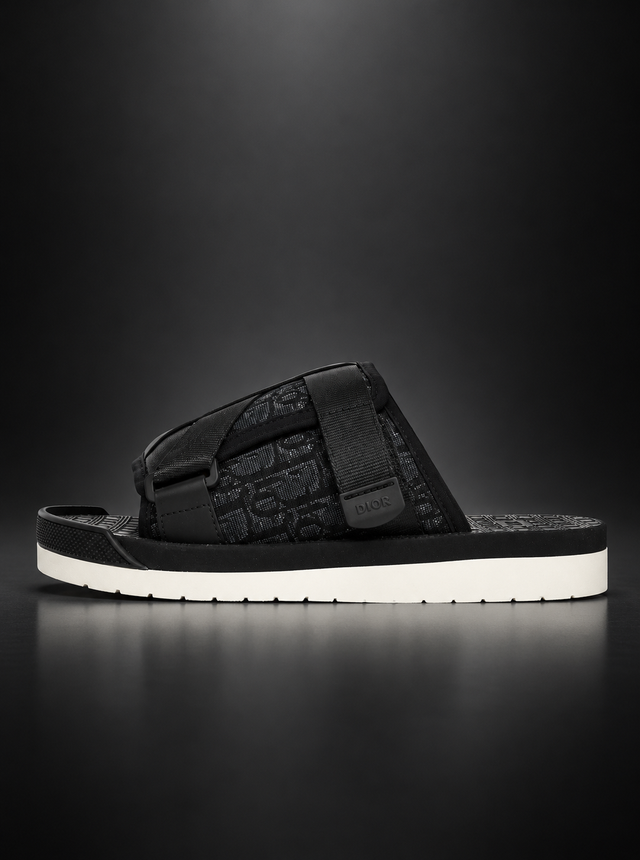Dior Alpha Oblique Jacquard Slide