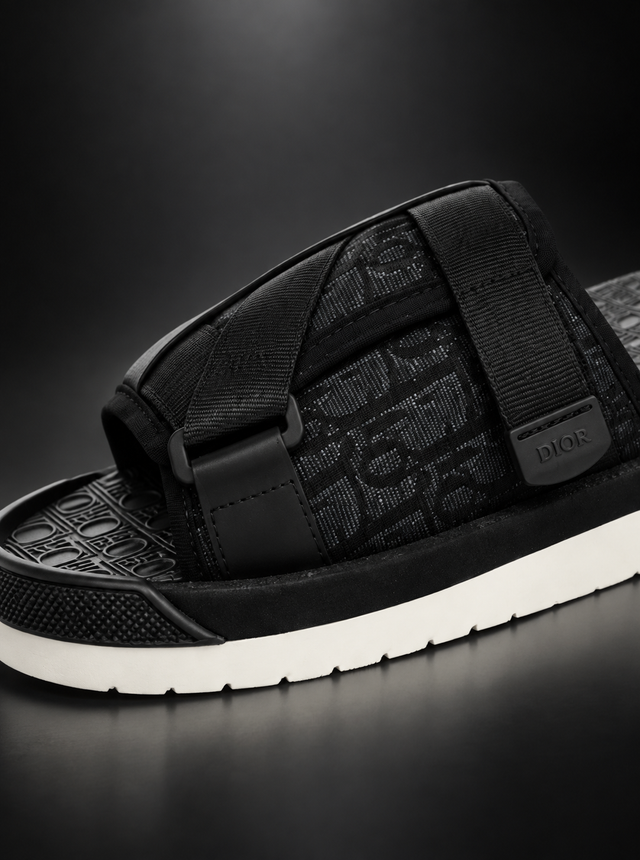 Dior Alpha Oblique Jacquard Slide