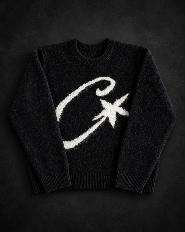 Corteiz C-Star Mohair Knit Sweater
