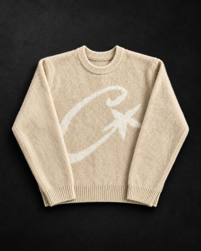 Corteiz C-Star Mohair Knit Sweater