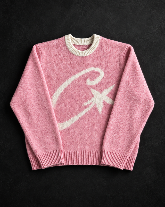 Corteiz C-Star Mohair Knit Sweater